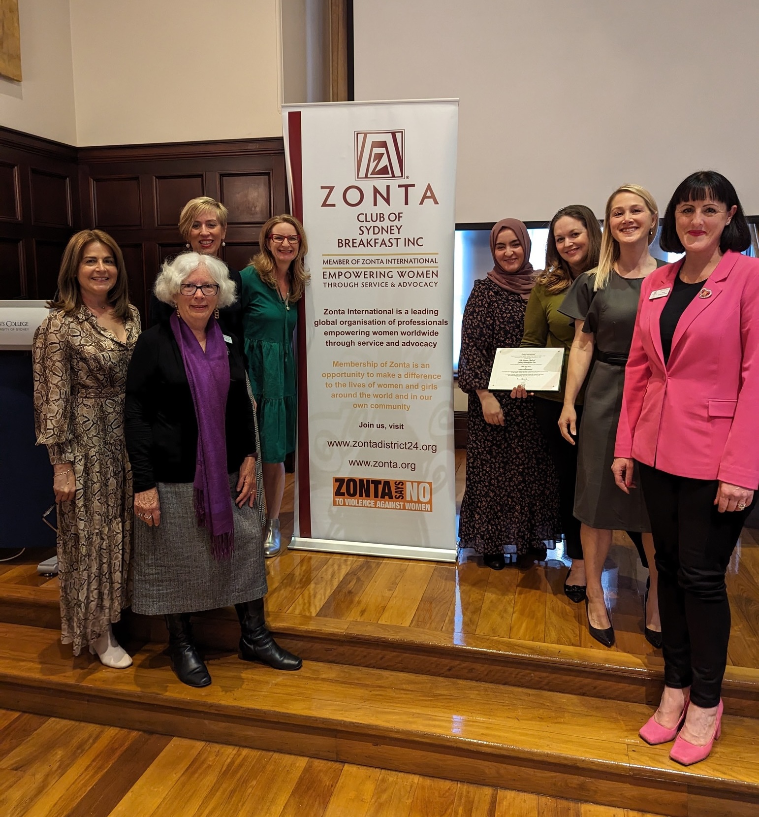 zonta sydney breakfast club members